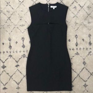Elizabeth and James Fun Black Cutout Dress